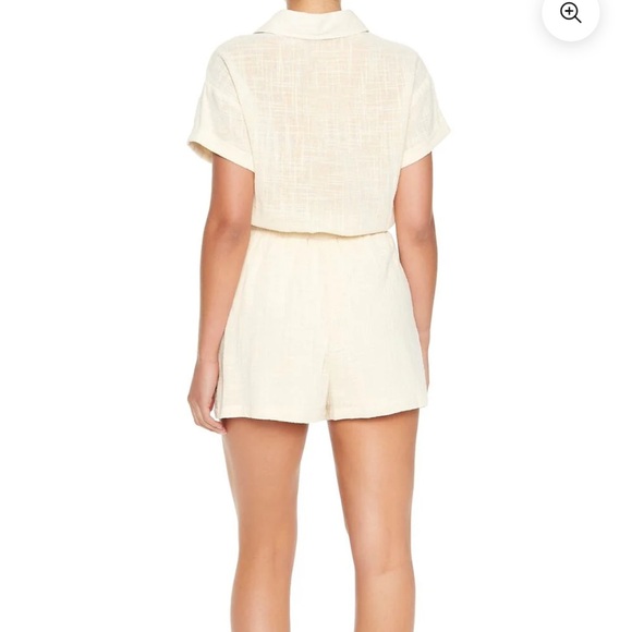 Forever 21 Gauze Tie-Waist Romper - Picture 5 of 8
